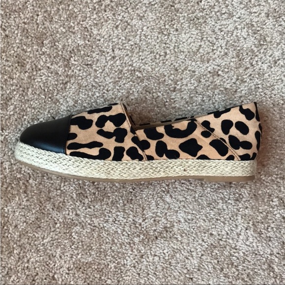 NEW Qupid Leopard Print Espradilles Flats - Picture 4 of 8